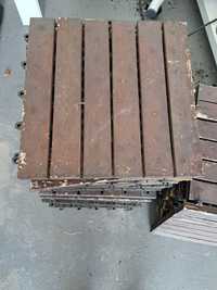 Płytki tarasowe drewniane 30x30 cm