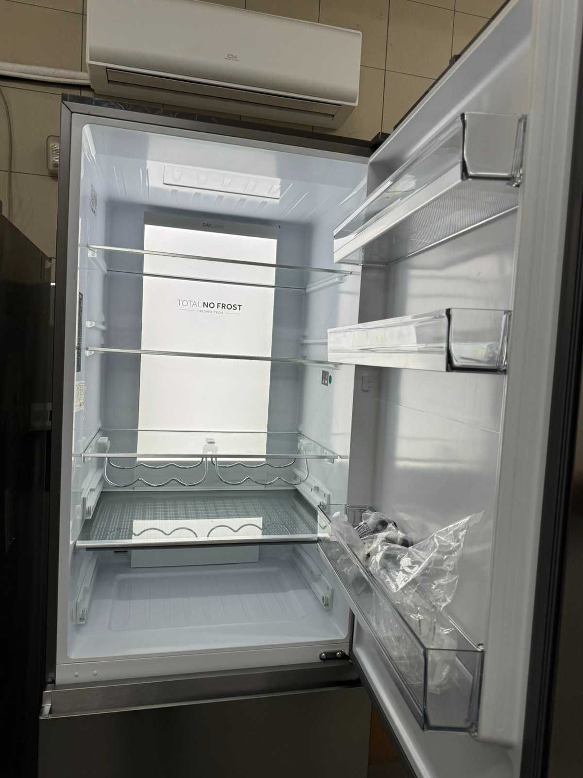 АКЦІЯ НОВИЙ Холодильник HAIER 200\70 см нерж 2024 рік