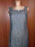 Sukienka letnia jeans len R. 38