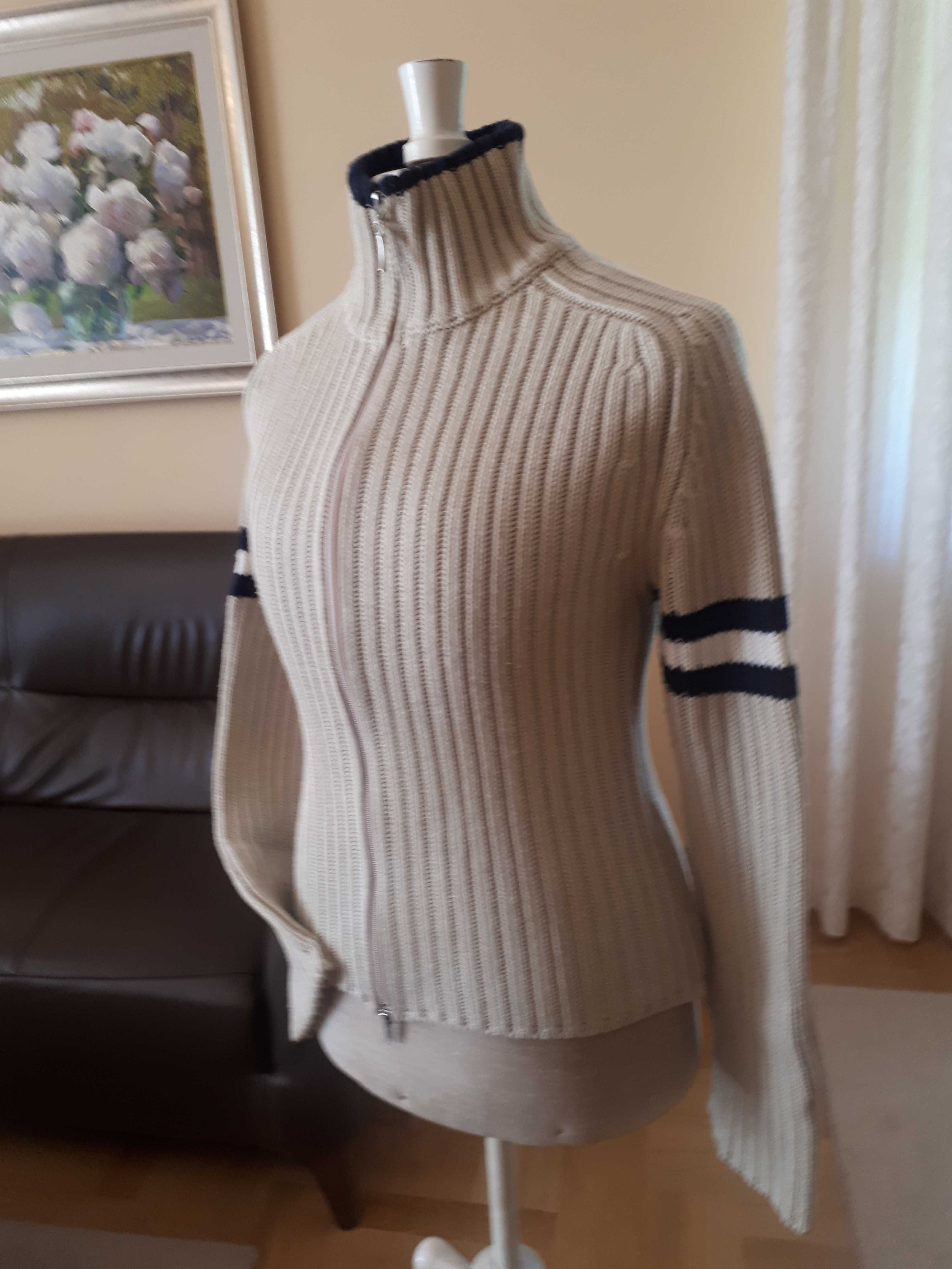 Sweter beżowy, damski