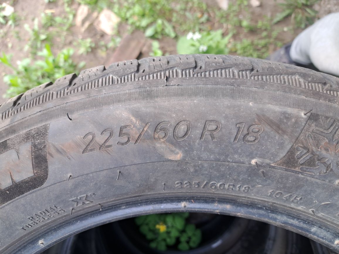 Шины Michelin б/у 225×60 R-18