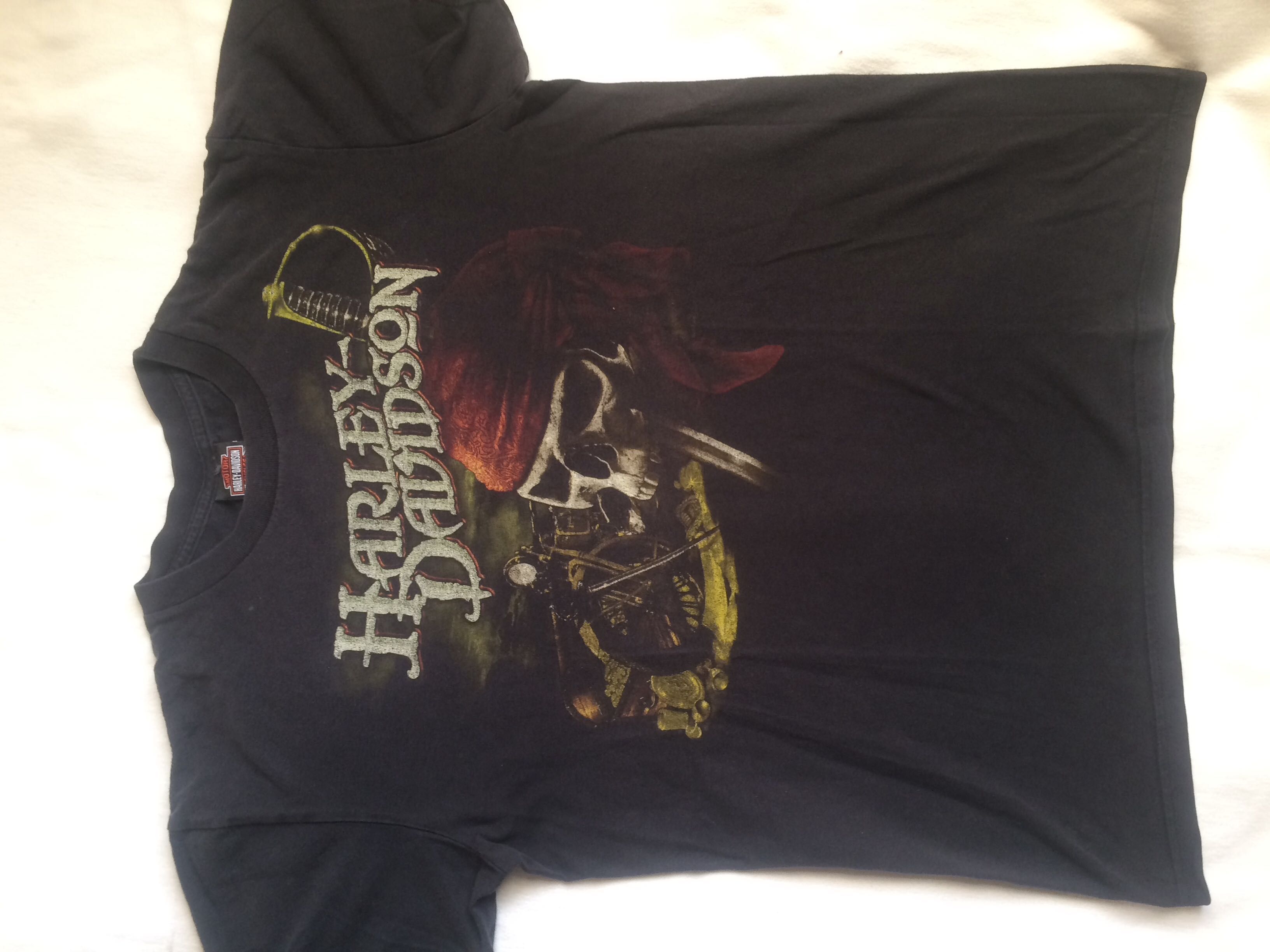 Футболка з черепом Harley Davidson