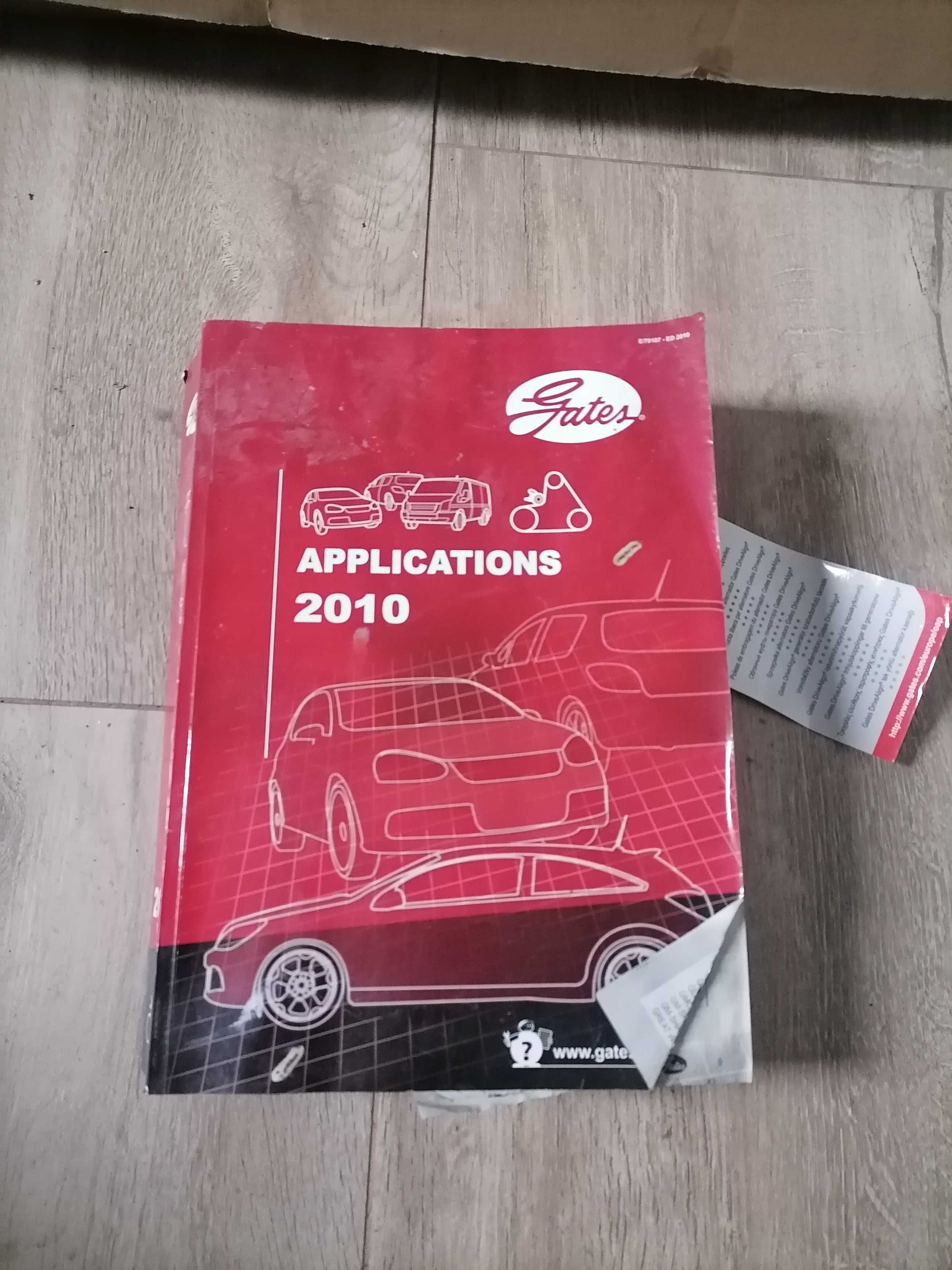 Katalog rozrządy paski klinowe napinacze Gates 2010 rok