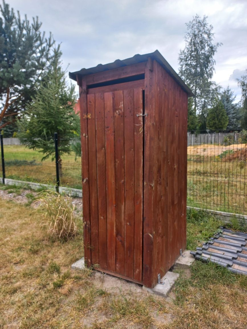 Wychodek WC toaleta budowlana