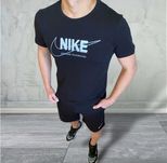 Літній спортивний чоловічий костюм Nike (шорти+футболка)
