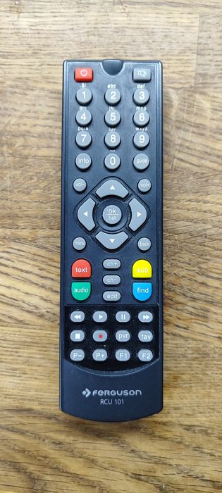 Pilot do dekodera DVB-T Ferguson RCU 101