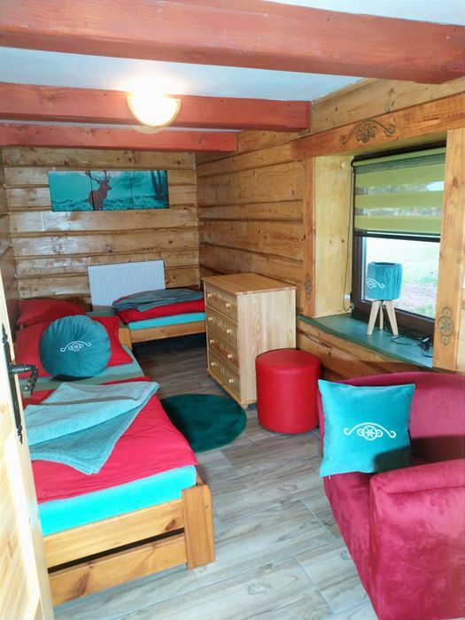 Chatka rzeczka Balia Sauna jacuzzi FERIE Brenna 10-12os Domek noclegi