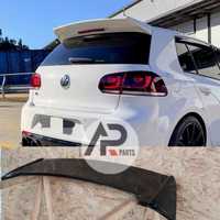 VW Golf 6 VI GTI Aileron spoiler  R Mala preto brilhante