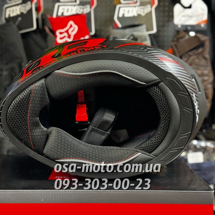 Мотошлемы чорний матовий мотошолом закритий інтеграл шлем Карбоновий