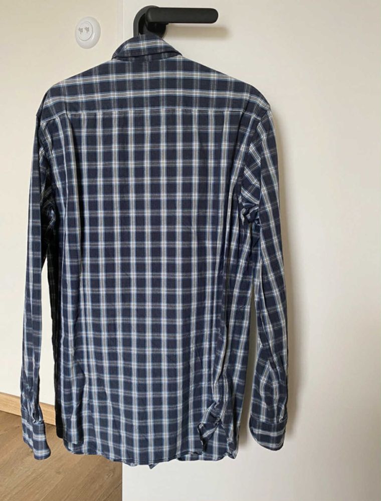 Męska koszula w kratę Massimo Dutti