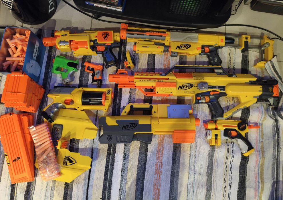 varias nerf pouco uso