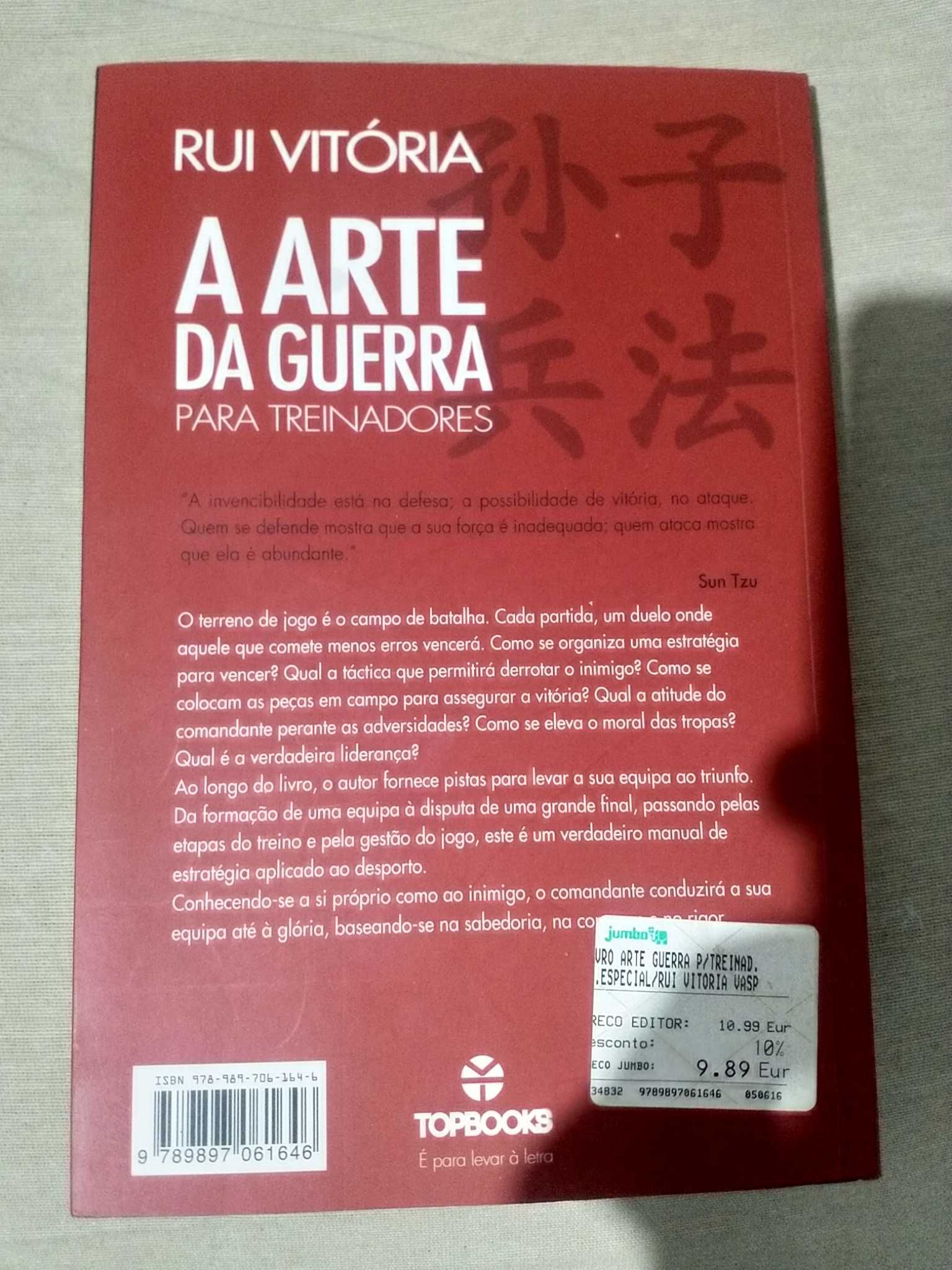 Rui Vitória - A Arte da Guerra Para Treinadores Livro