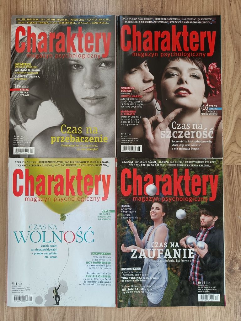 Czasopismo Charaktery magazyn 2010