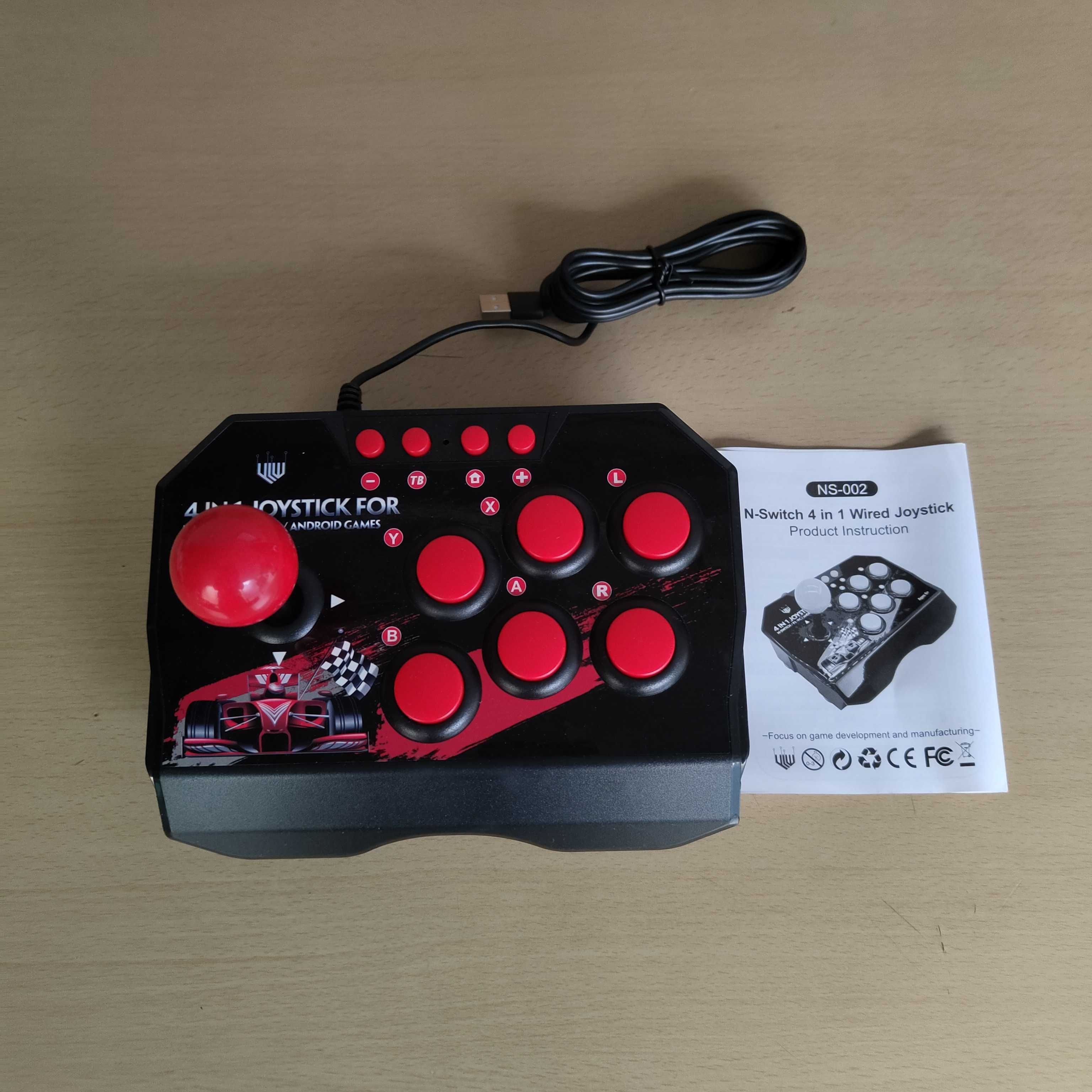 Comando Retro Arcade Joystick Nintendo Switch, PS3, PC, Android TV