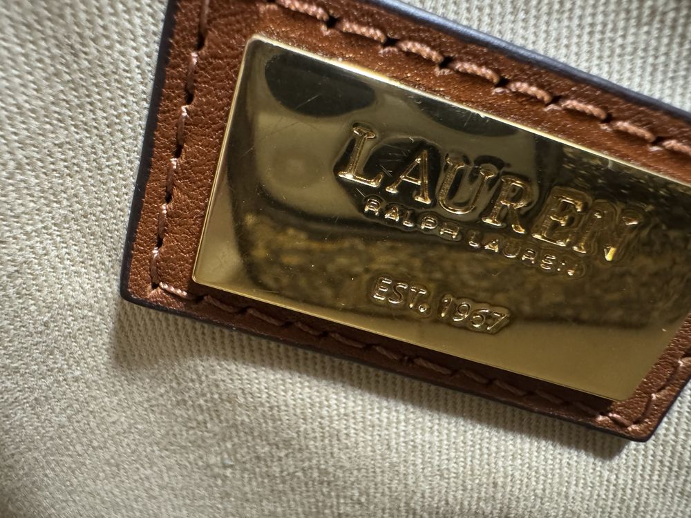 Torebka shopperka Lauren Ralph Lauren