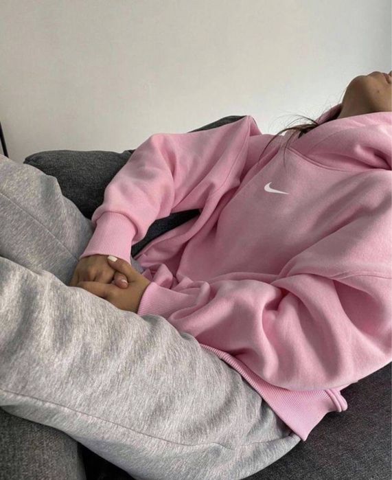 Жіночий худі найк на флісі та без, худи, батник, худі оверсайз