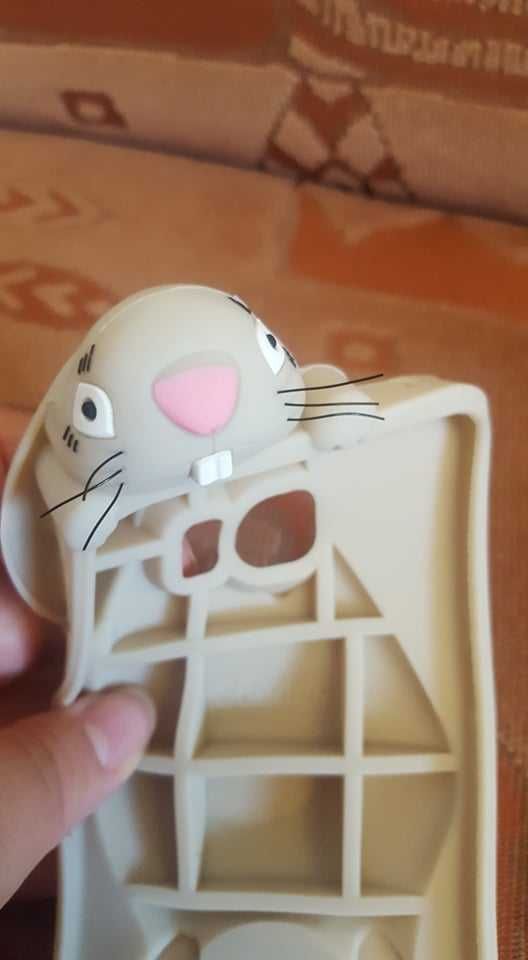 Etui Case silikonowe królik 3D S6edge Moschino Violetta Rabbit