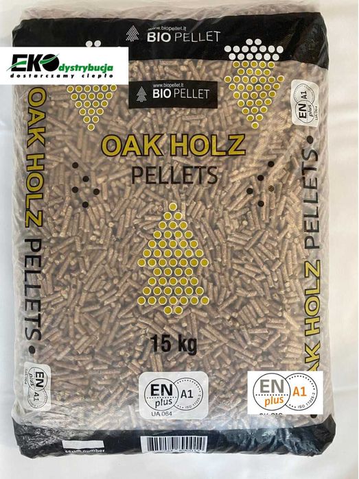 Wysokiej jakości Pellet Dębowy En Plus A1 OAK HOLZ