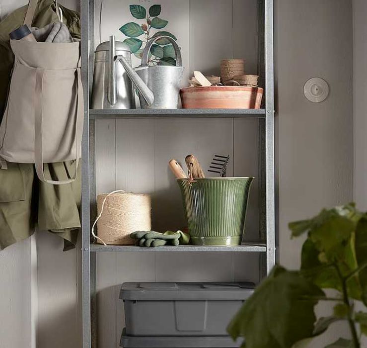 Ikea HYLLIS Regał, do wewnątrz/na zewnątrz, 60x27x140 cm