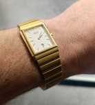 Śliczny zegarek męski damski unisex Citizen bransoleta Tank vintage