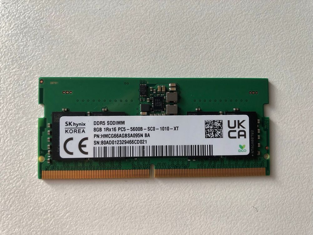 Оперативна памʼять DDR5 8gb