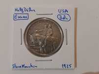 Moeda Half Dólar 1925 USA  - Stone Mountain (Escassa)