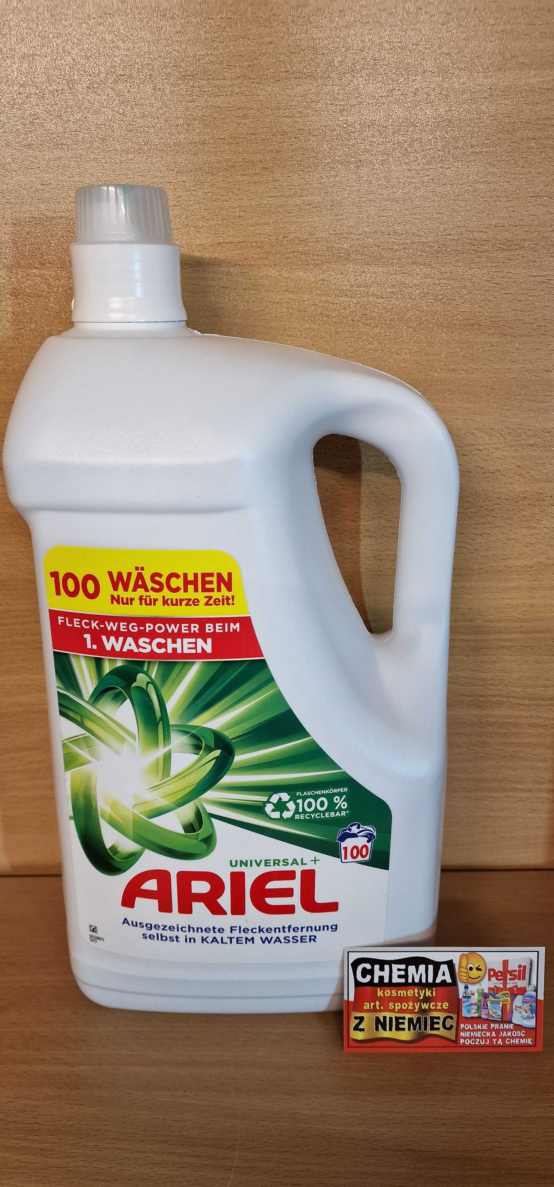 Niemiecki Żel Ariel  Uniwersalny 5L  100 Prań