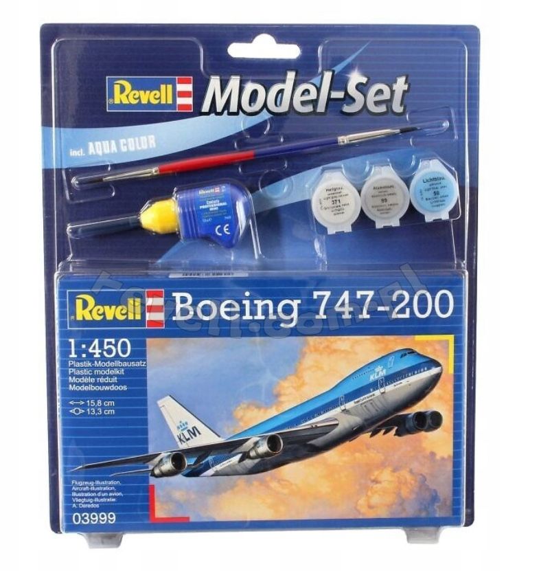 Model do sklejania REVELL 03999 samolot Boeing 747-200