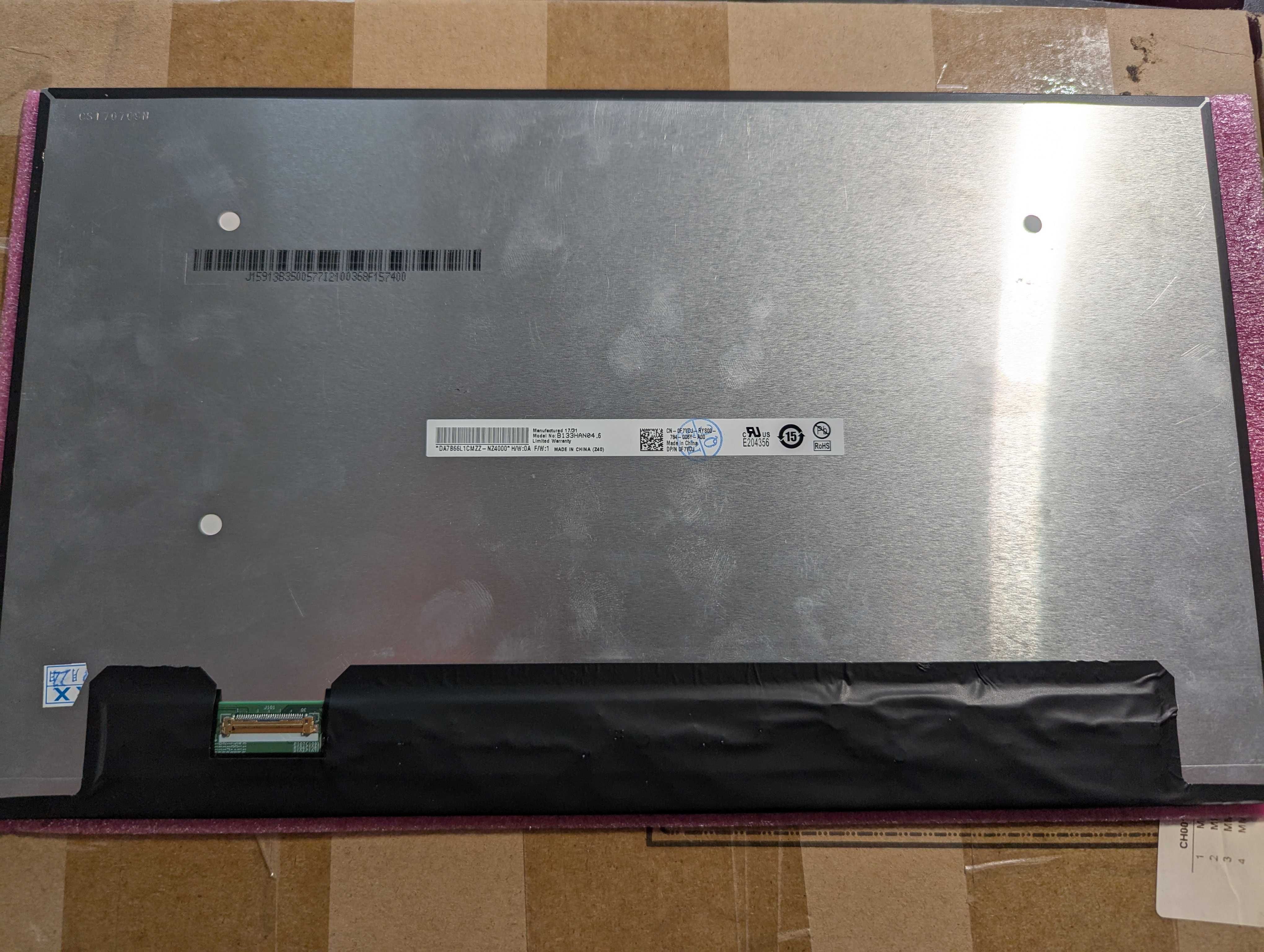 IPS матриця AUO B133HAN04.6 B133HAN04.9 13.3 FHD 30pin