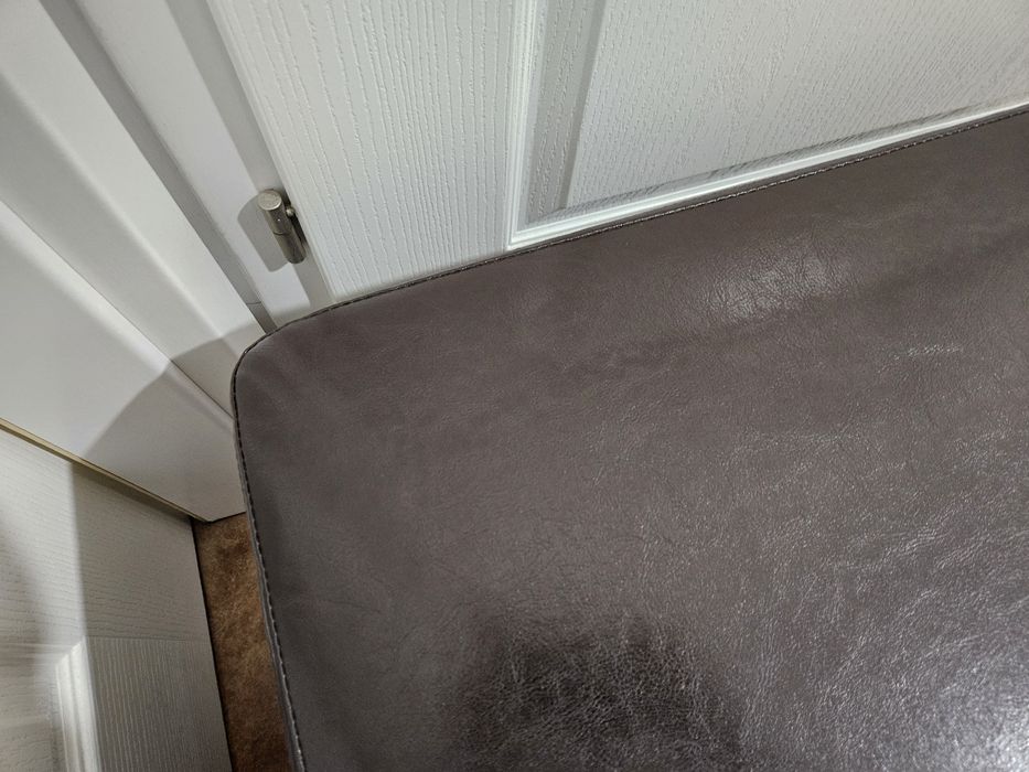 Pufa ekoskóra brazowa