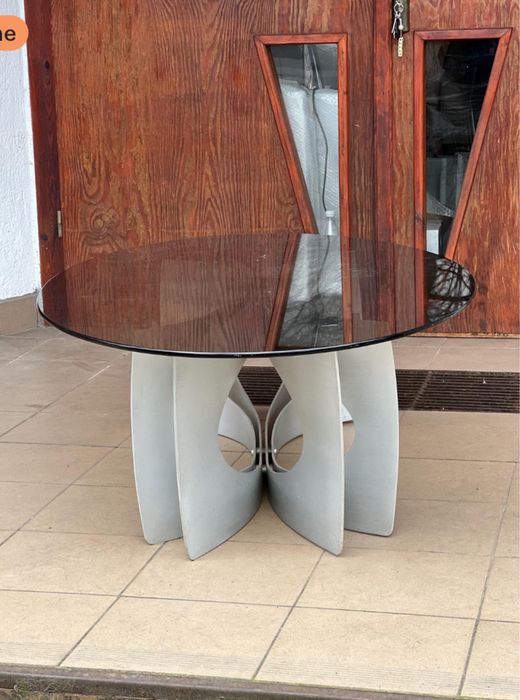 Mid century modern unikalny stolik kawowy w stylu Francois Monnet