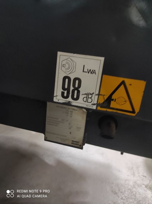 Sprężarka kompresor Atlas Copco xas 37 47 śrubowa silnik Kubota D905