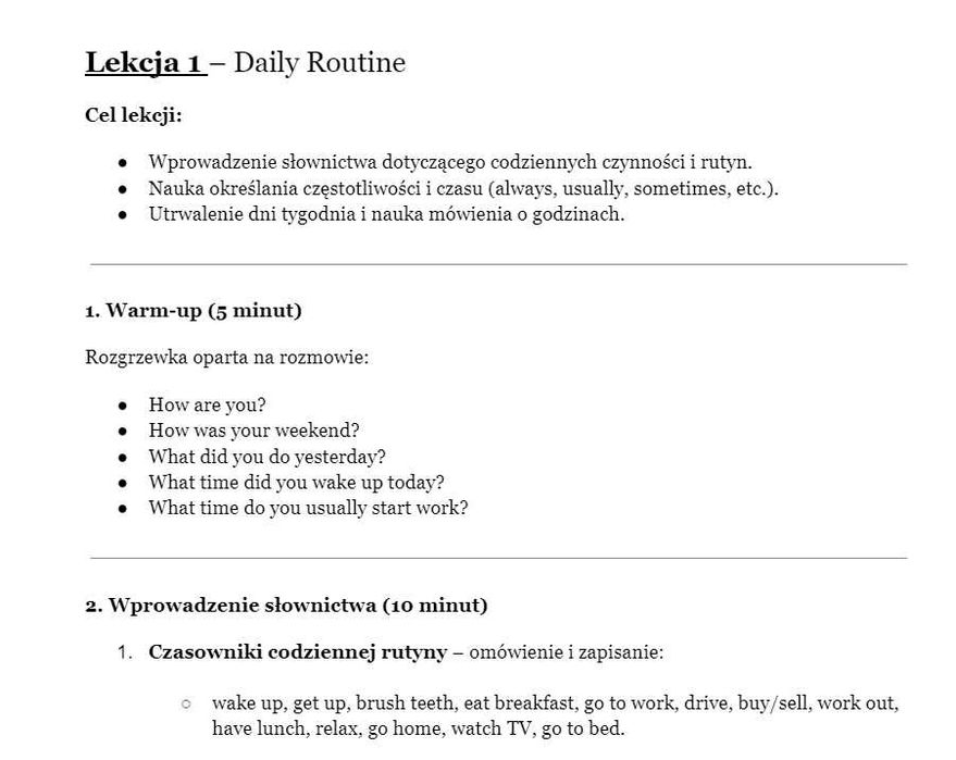 Darmowa Lekcja Angielskiego dla Dorosłych |Online|Rozmowy|Korepetycje