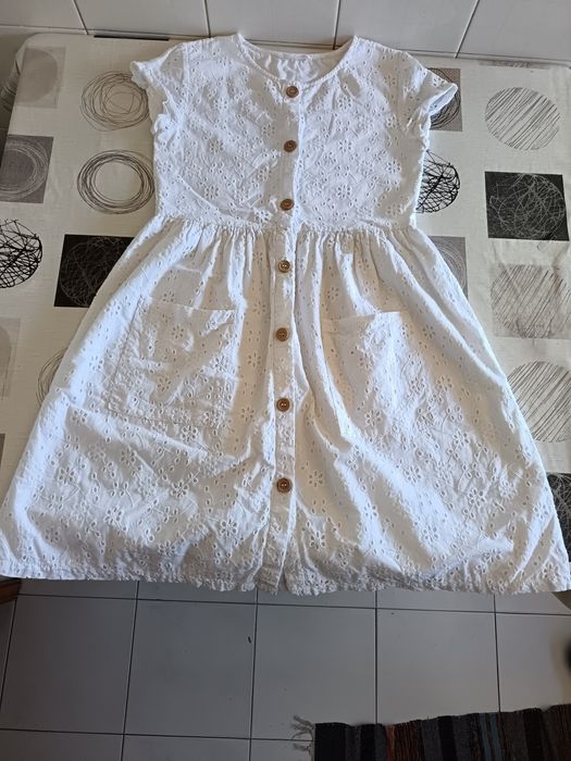 Vestido Lefties 13/14 bordado inglês