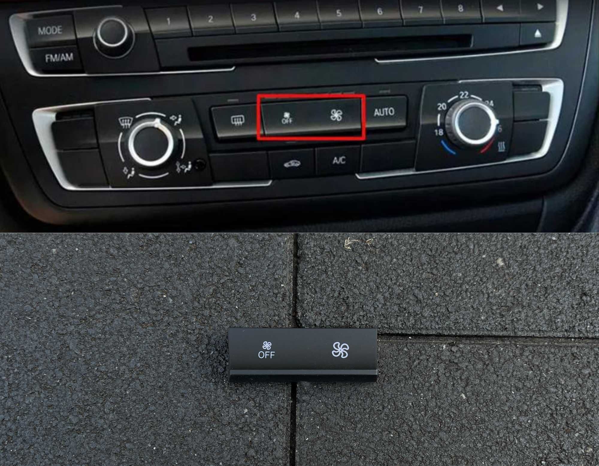 Кнопка кнопки климата радио BMW F20 F30 F32 F34 F80 F82 F87 M3 M2 БМВ