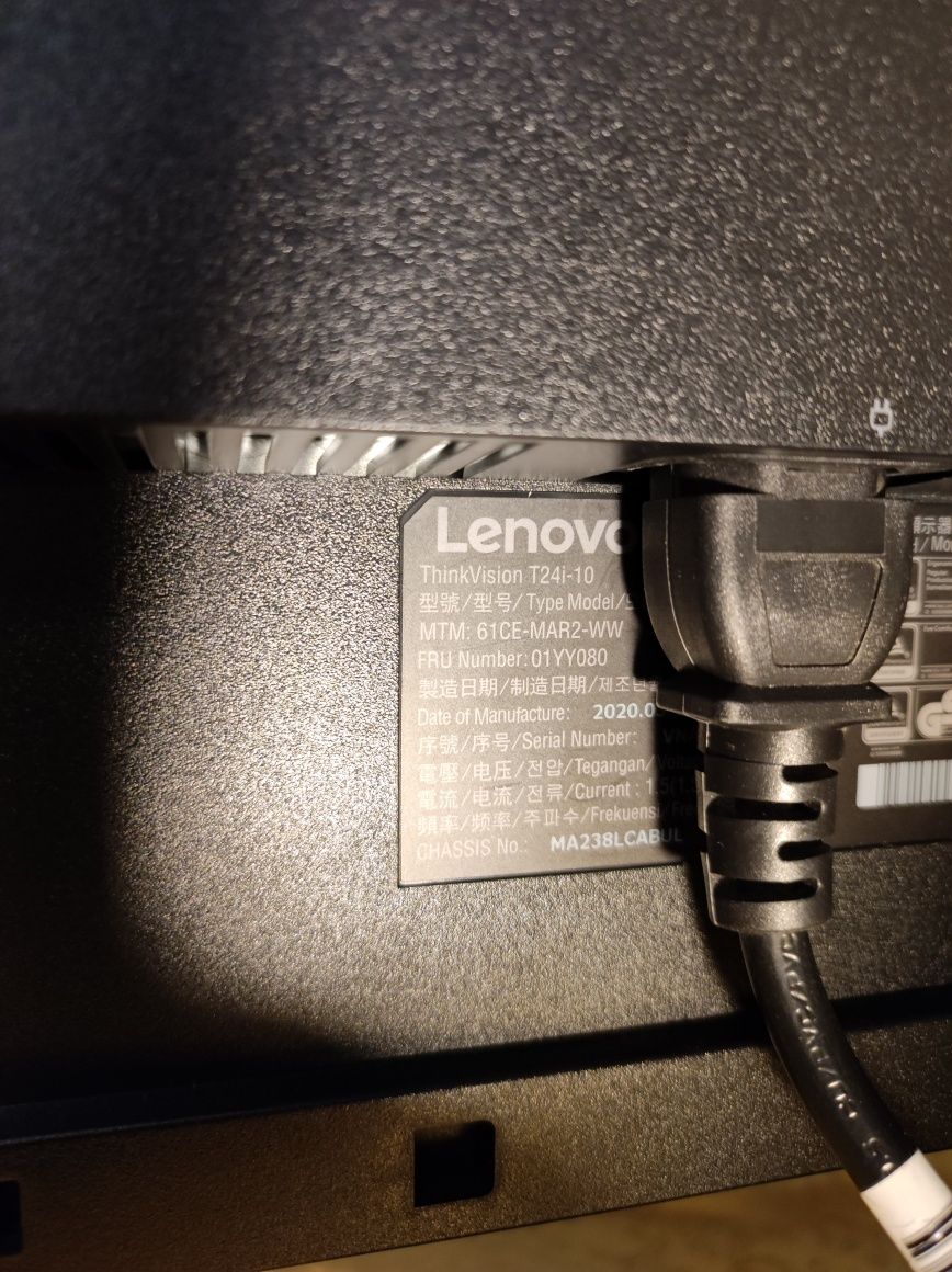 Monitor Lenovo ThinkVision T24i-10