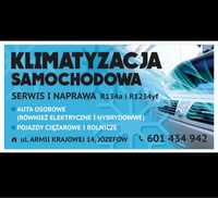 Klimatyzacja samochodowa Serwis Naprawa R134a R1234yf