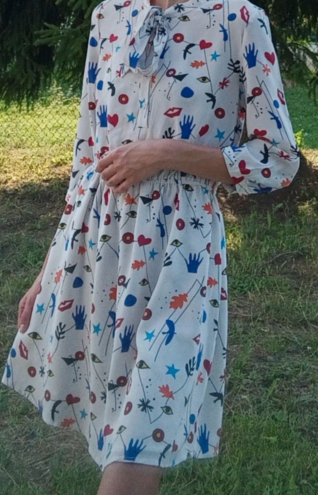 Sukienka jedwab/Roz M
