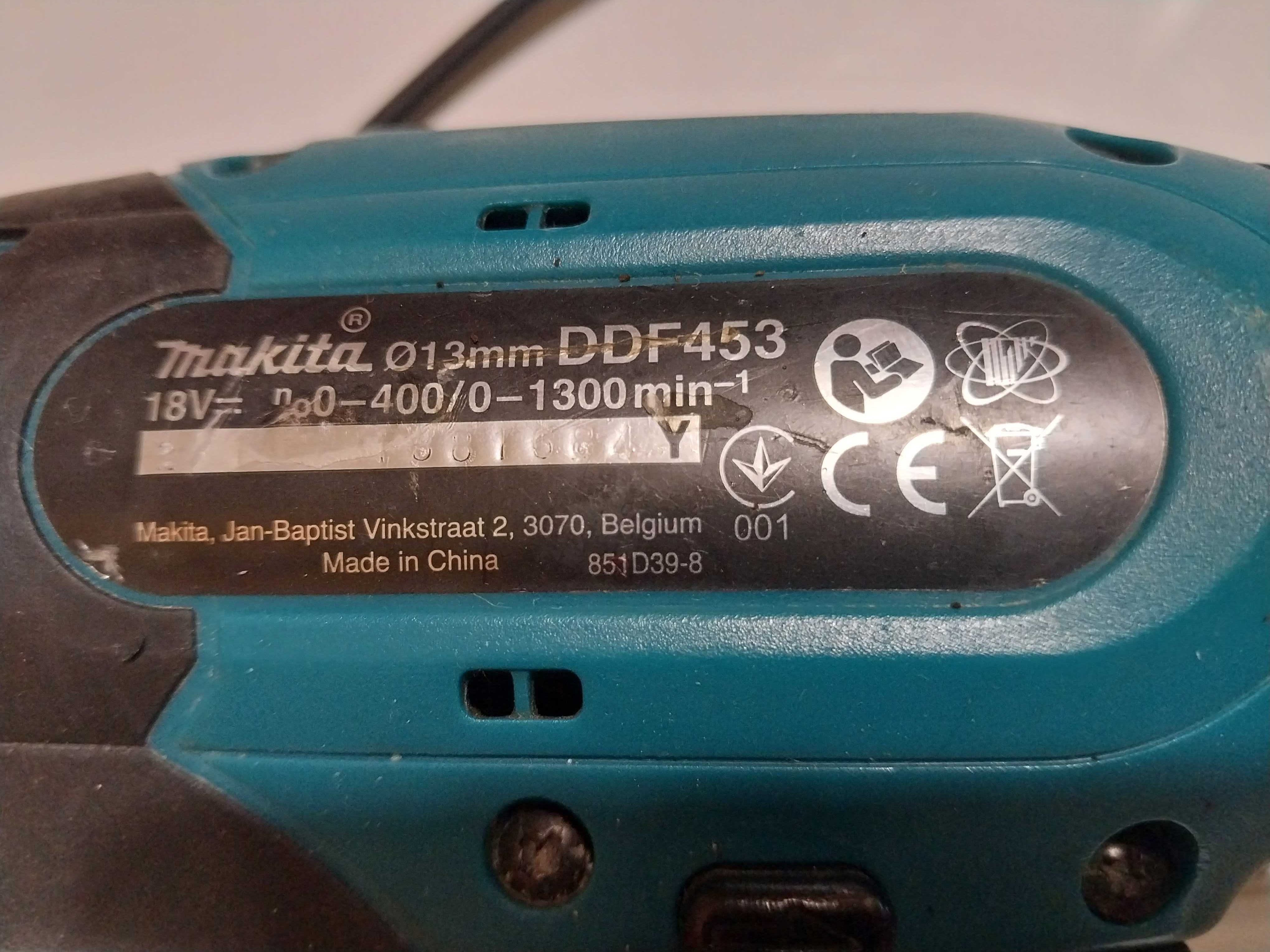 шуруповерт аккумуляторный makita DDF-453