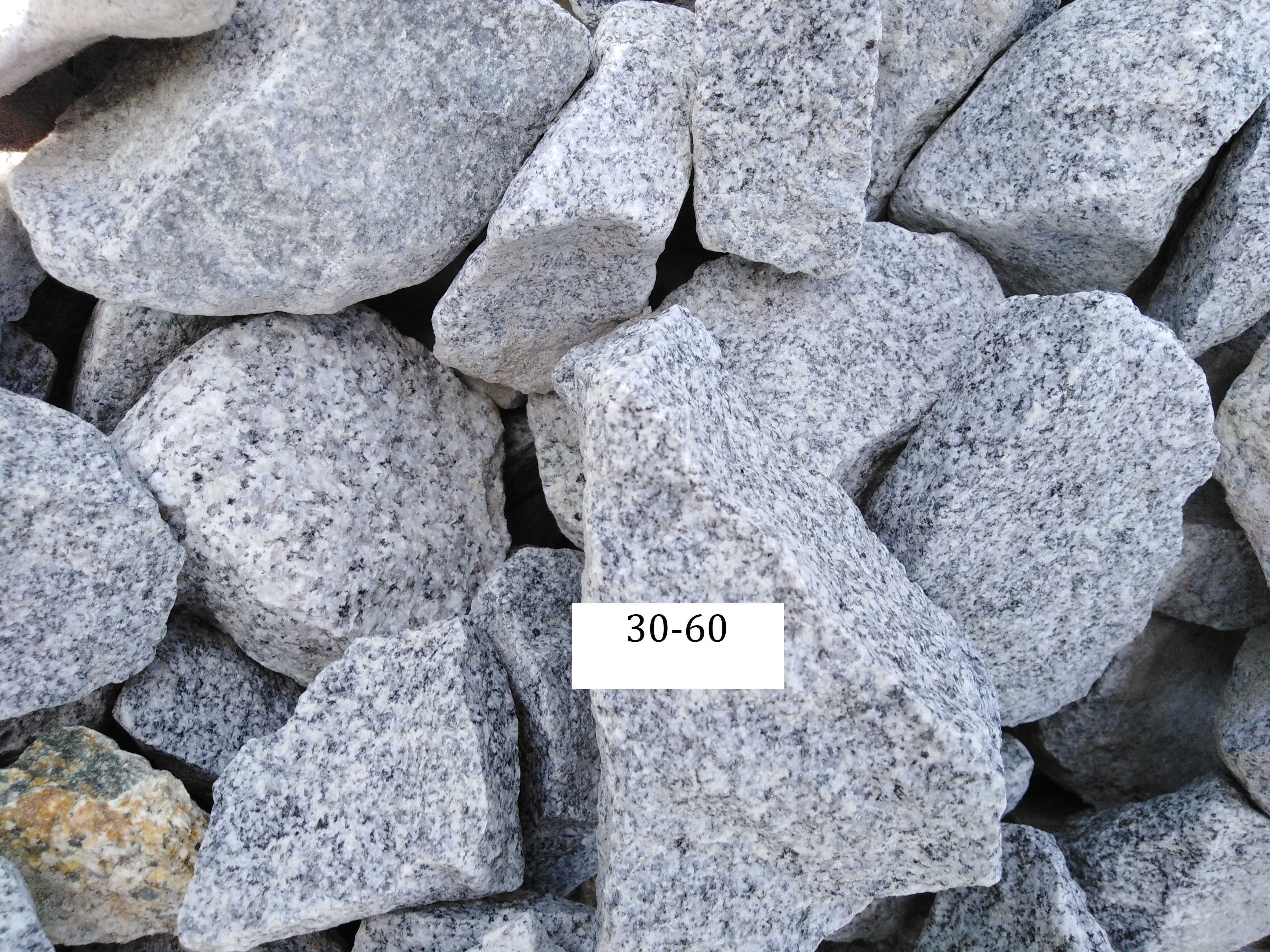 Granit 31-63 grys kamień granitowy do gabionów na skalniak 80-150