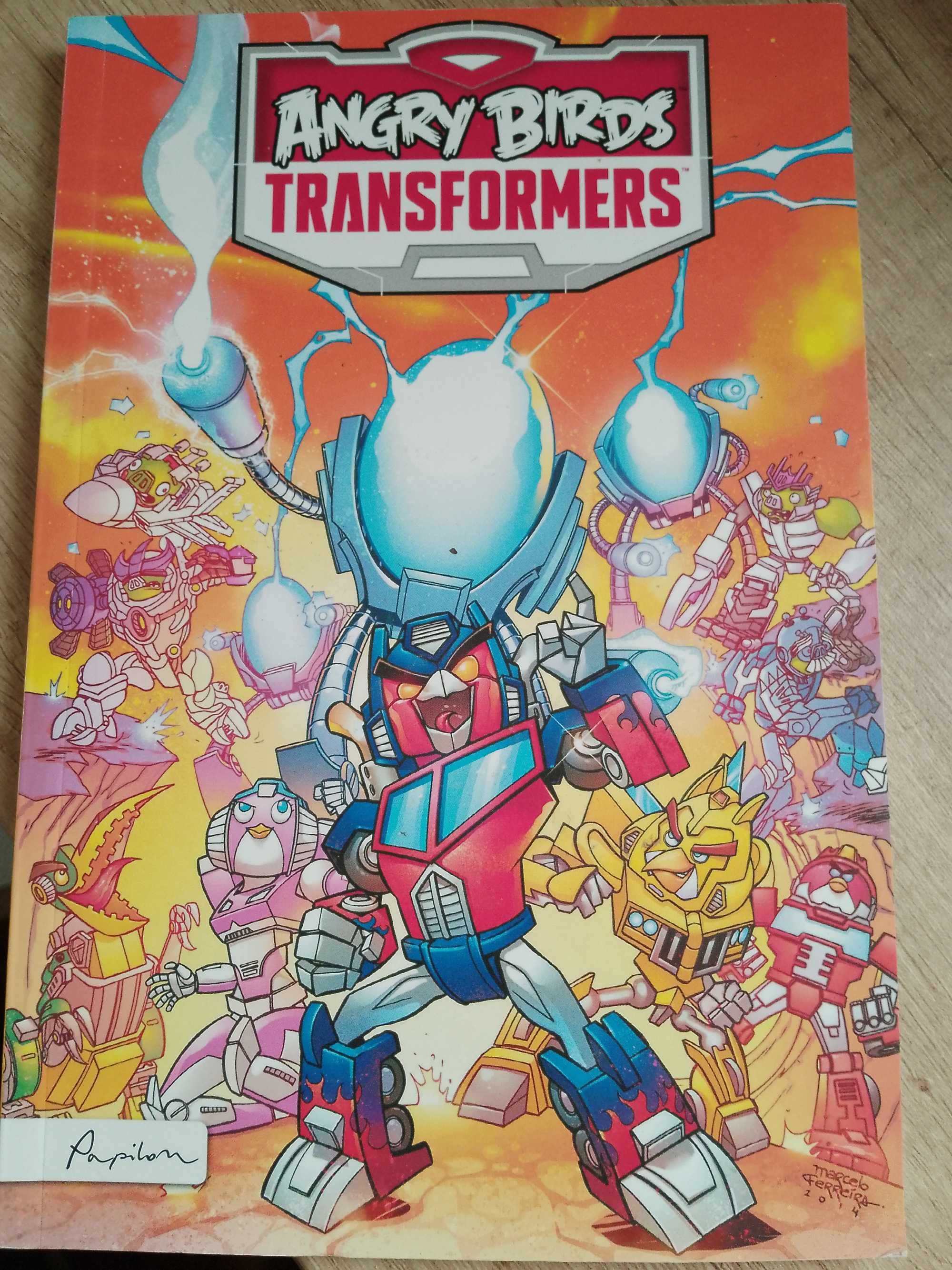 Książka Komiksy Angry Birds Transformers