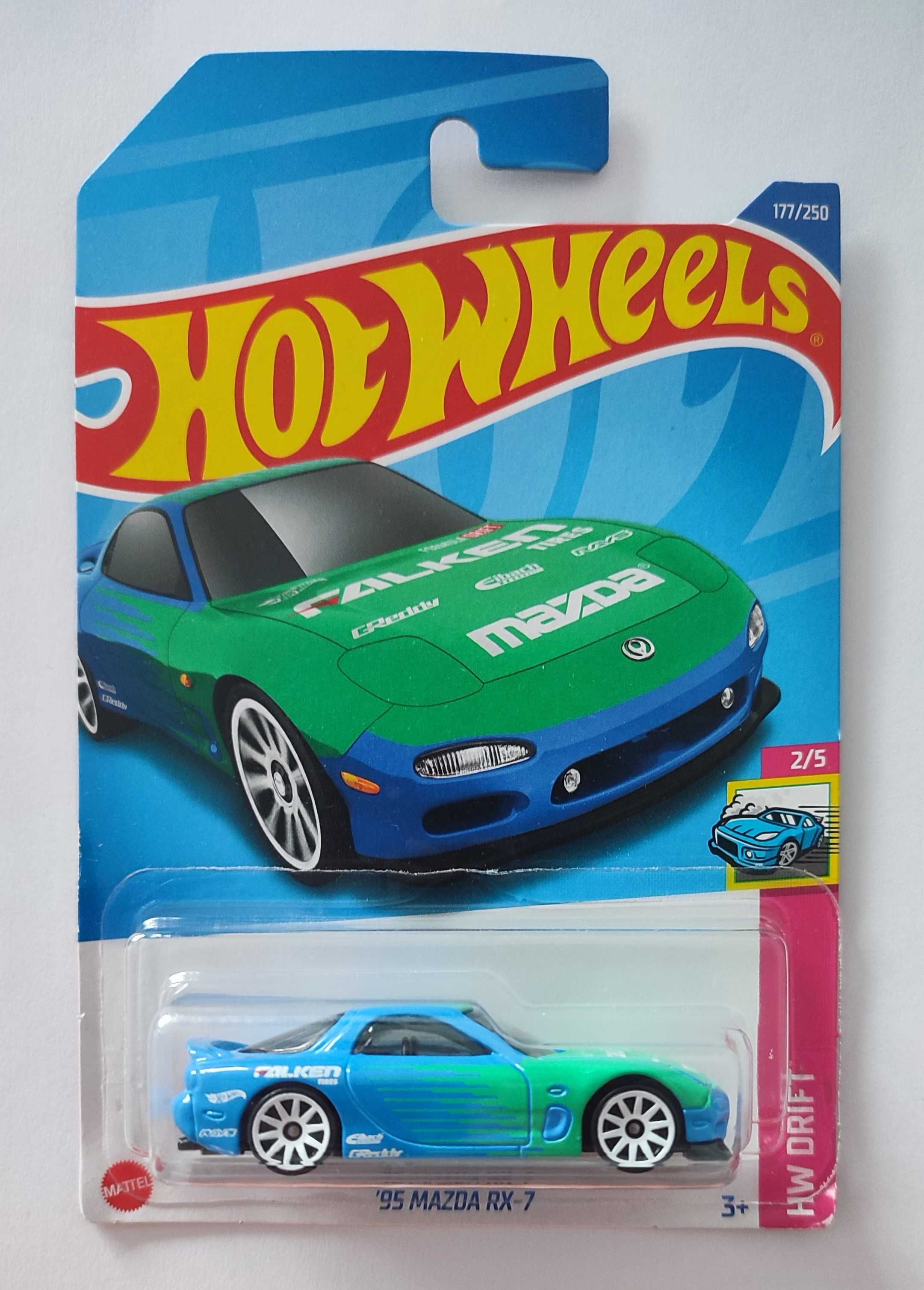 Hot Wheels - 95 Mazda RX-7 / HW Drift / NOWY / Długa karta japońska