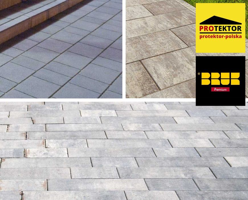 kostka brukowa LUNGA BRUK taras plac chodnik nawierzchnia podjazd dom