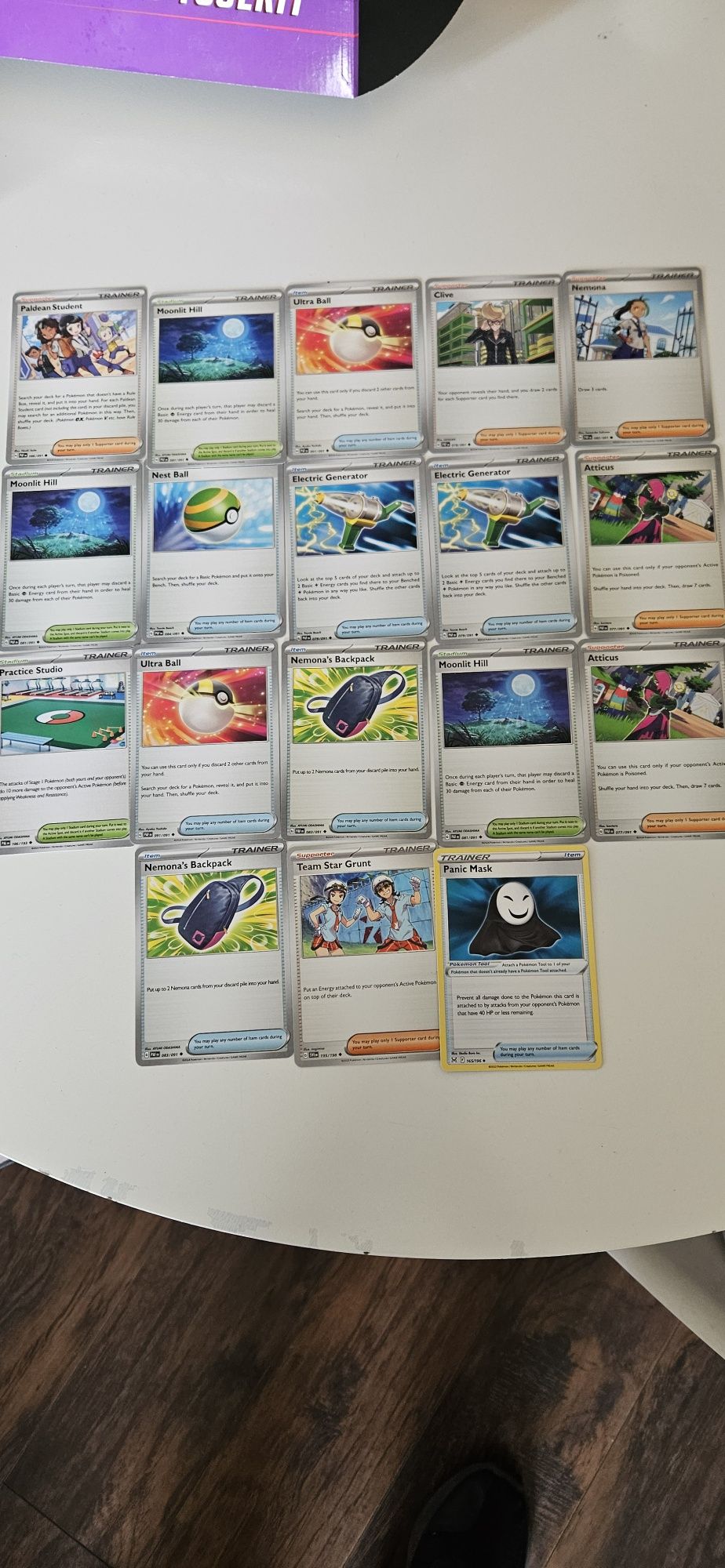 Karty Pokemon TRAINER 45 szt.