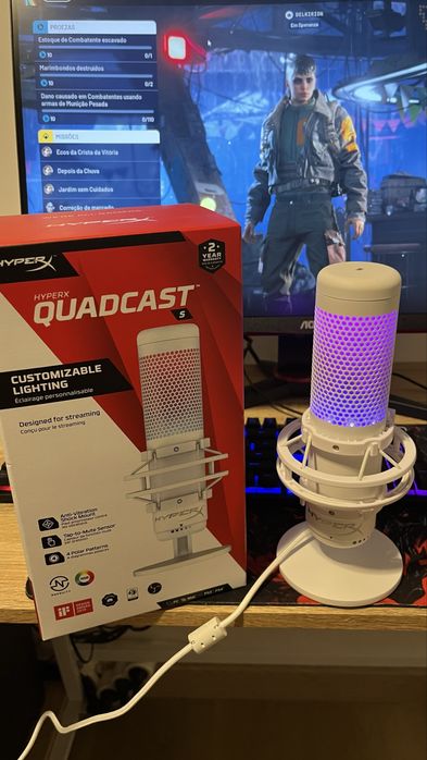 Hyperx Quadcast como novo