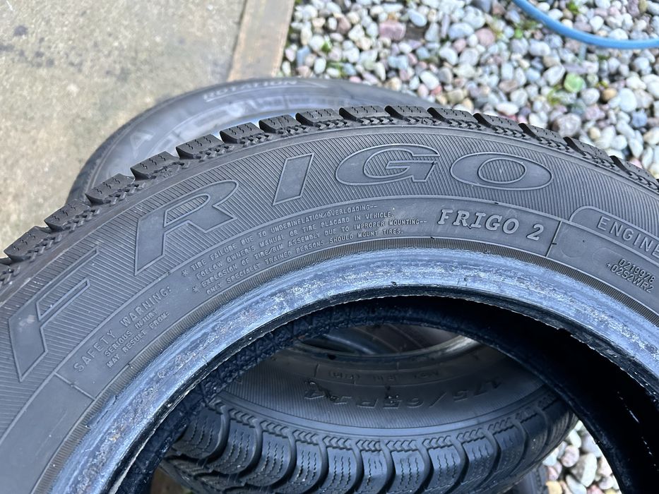 Opony zimowe Dębica frigo 175/65/r14 6,5-7,5mm Dobry stan