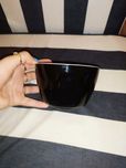 Taça preta e branca