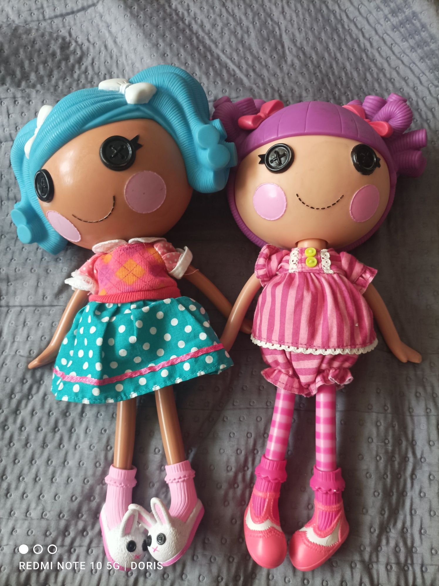 Komplet dwóch lalek Lalaloopsy, duże 32 cm, oryginalne