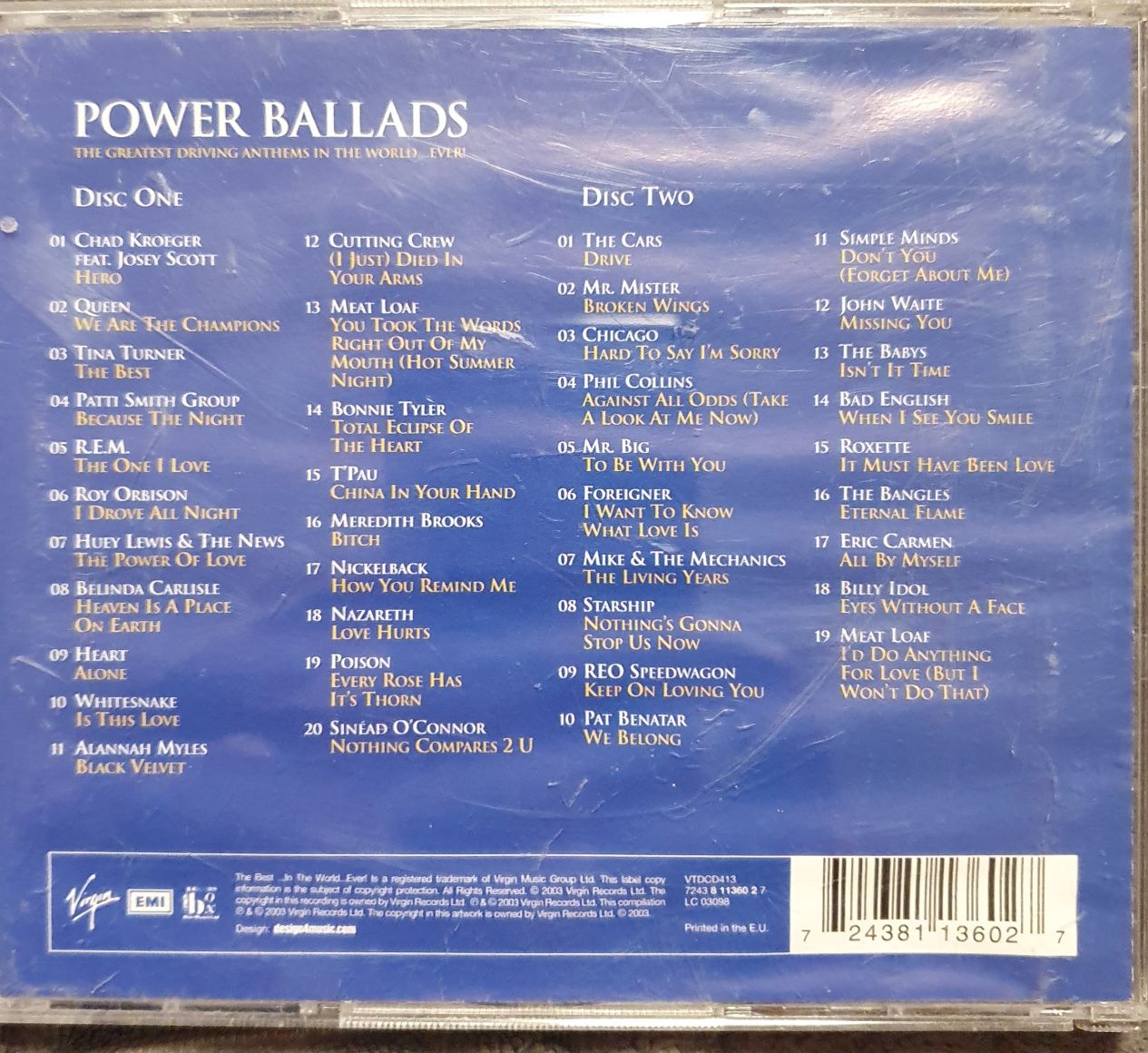 Power Ballads - podwójny album CD