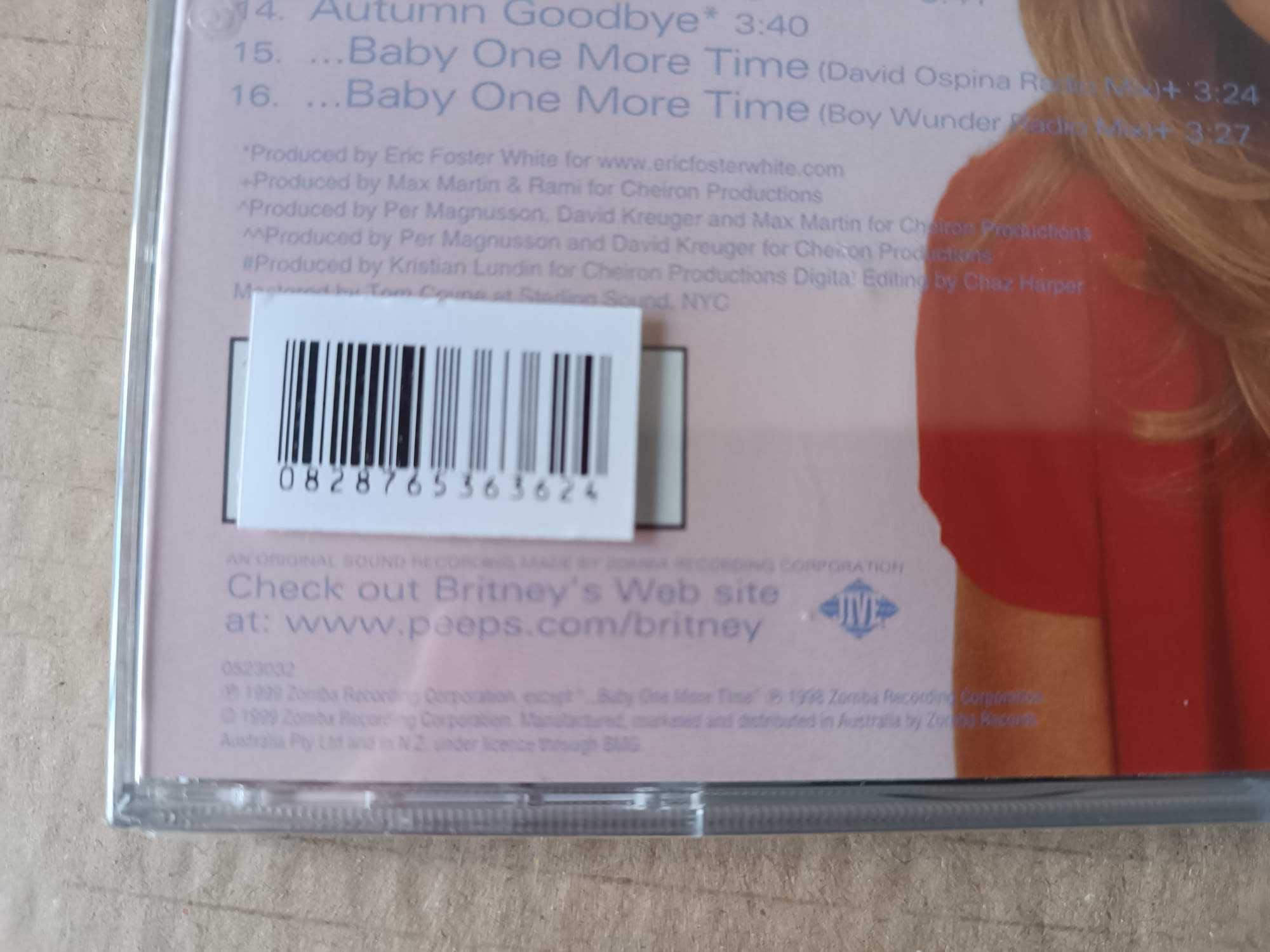 Britney Spears - Baby One more Time CD Original Novo e na Embalagem